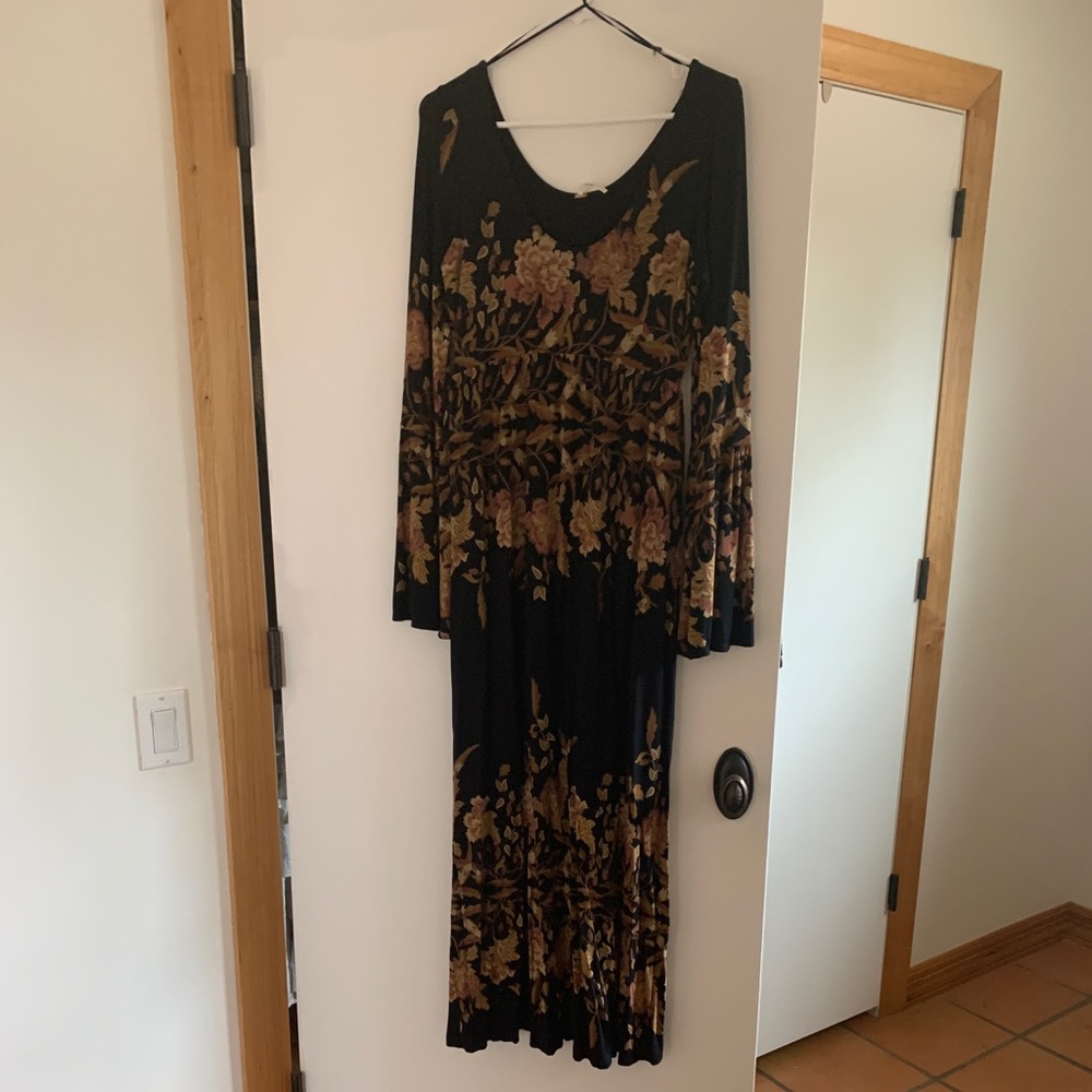 Free people boho floral dress maxi